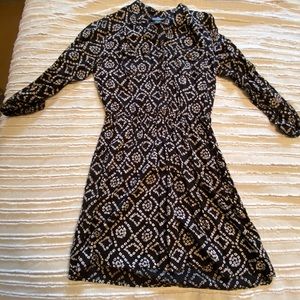 Black and white dress